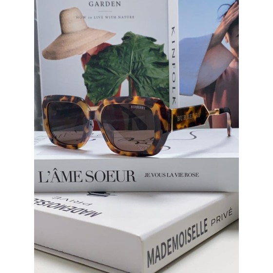 Burberry Tortoiseshell Square Sunglasses